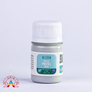 رنگ اکریلیک پاستلی طوسی روشن ۳۰ میل سوداکو کد ۷۷۵
